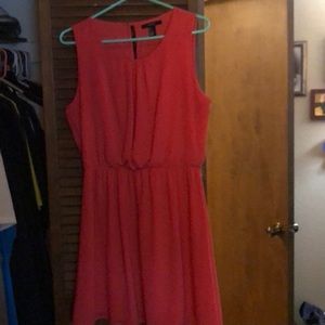 Forever 21 coral dress